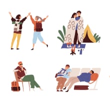 people taking time from work